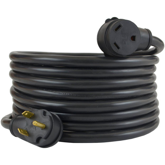 Picture of 30A RV Extension Cords, Black
