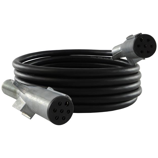 Picture of Non-ABS 7 Way Round Trailer Cord