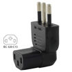 3 PIN ITALY plug to IEC C13 connector