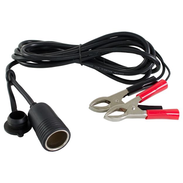 Picture of Battery Clip to 12V Cigarette Lighter Adapter