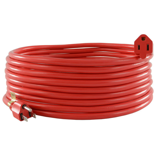Picture of 14/3 SJTW Outdoor Extension Cords, Red