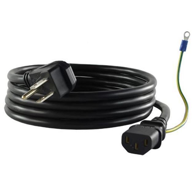 Picture of 5-15P to C13 Power Cord With Exterior Ground Wire