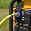 15A Extension cord plugged into a generator