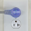 Picture of 5-15P to C13 Hospital Cord With Finger Grip 9 o'clock Plug
