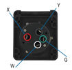 Picture of (Square Black) EZ Turn 50 Amp SS2-50 Detachable RV/Marine Inlets