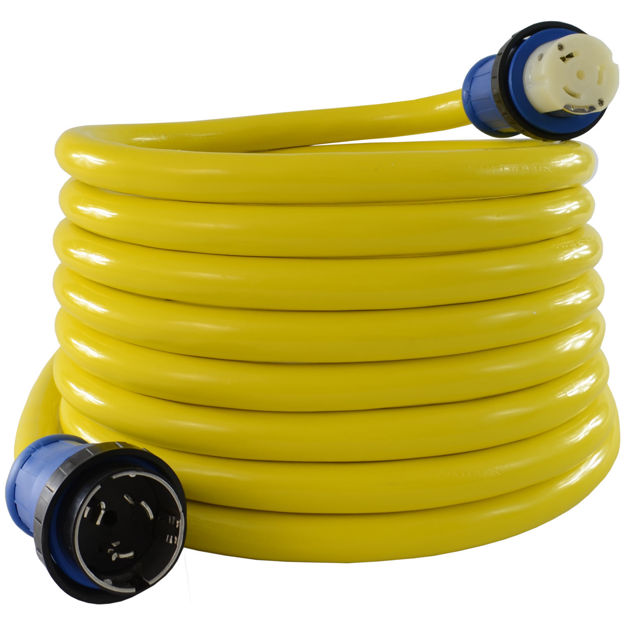 Picture of 50A 125/250V Molded Marine Shore Power Cord