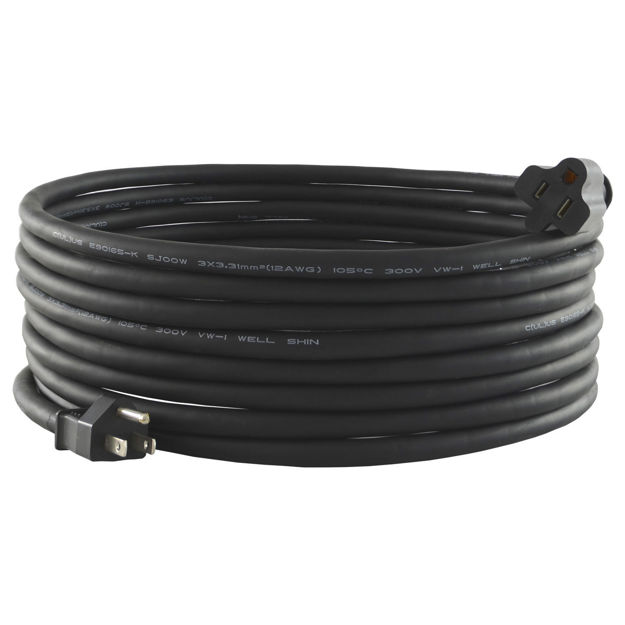 15 AMP 5-15 12/3 RUBBER EXTENSION CORDS