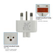 Type G plug to IEC C5 Adapter