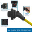 L5-30R Amp Elbow Grip Connector