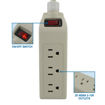 Three outlet power Strip